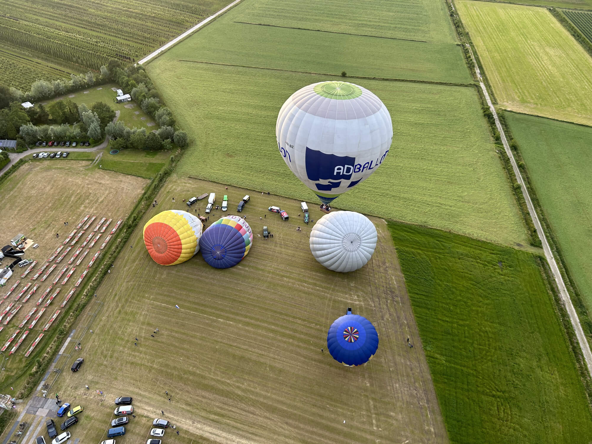 ballonvaart ad ballon meerdere ballonen