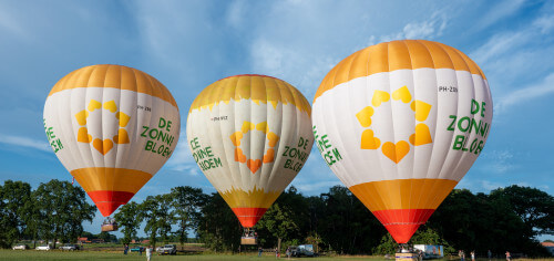ad ballon zonnebloem mindervalide ballonvaart