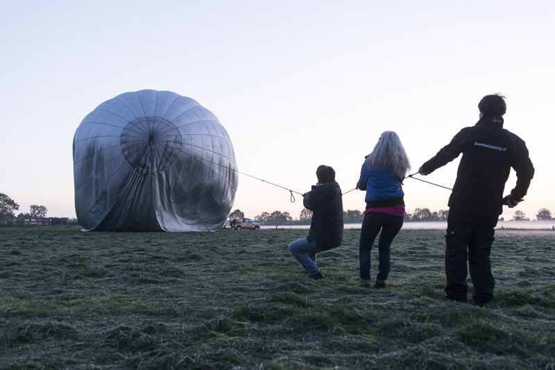 meditatievaart met ad ballon