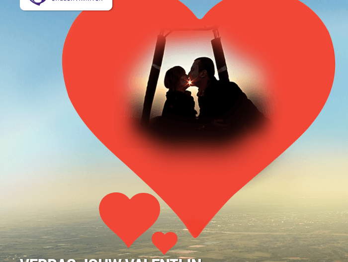 valentijn ballonvaart met ad ballon